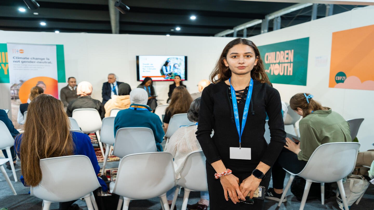 Dunay Mahmudova participating at COP29 in Baku, Azerbaijan