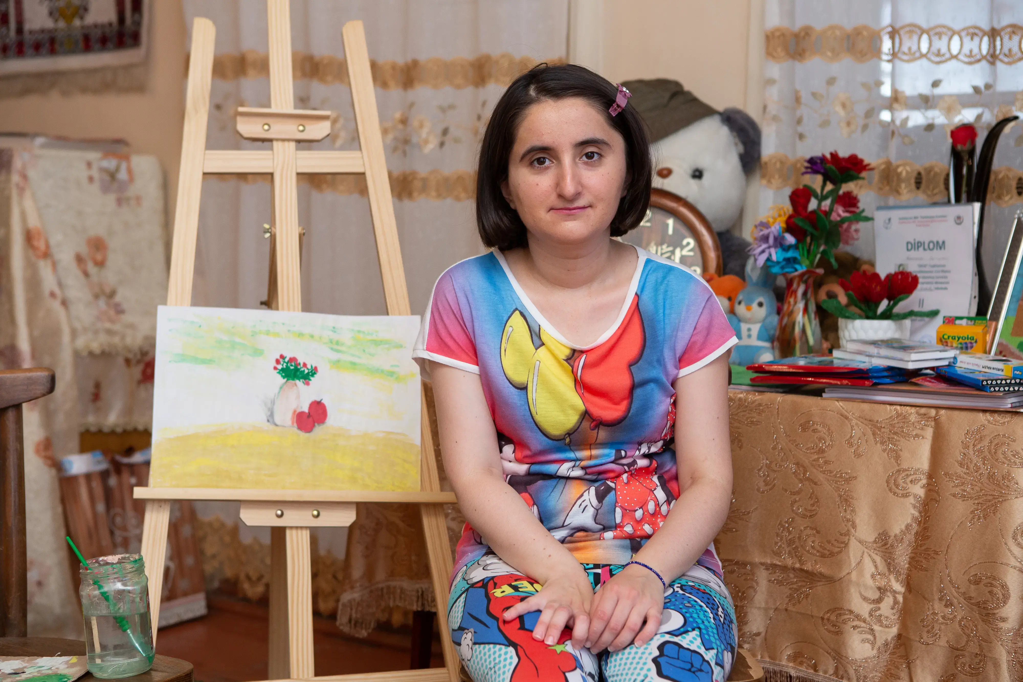 Art and part of something – how an inclusive school in Baku is helping people with disabilities experience a greater sense of belonging